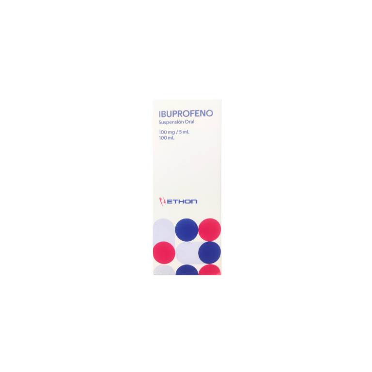 Ibuprofeno Susp Oral 100Mg/5Ml X 100Ml Ethon