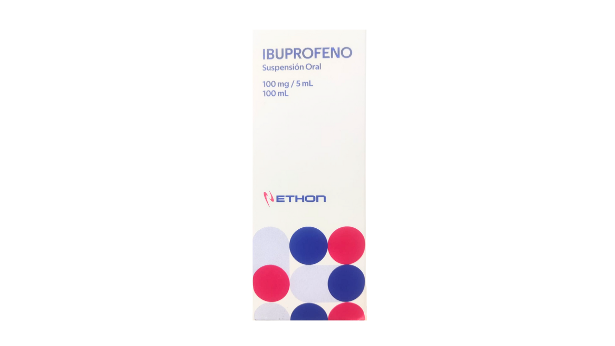 Ibuprofeno Susp Oral 100Mg/5Ml X 100Ml Ethon Ibuprofeno Susp Oral 100Mg/5Ml X 100Ml Ethon