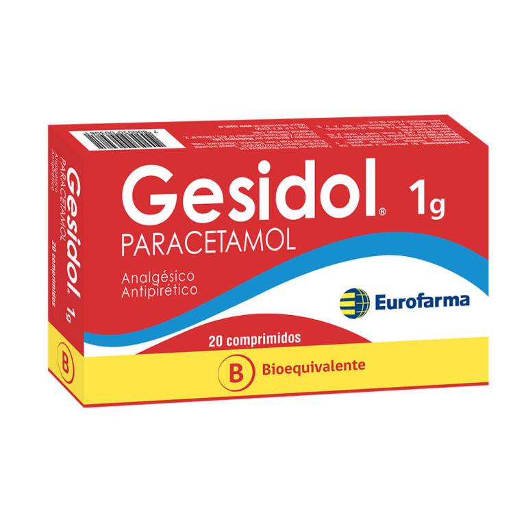 Gesidol 1Gr X 20 Comp Eurofarma