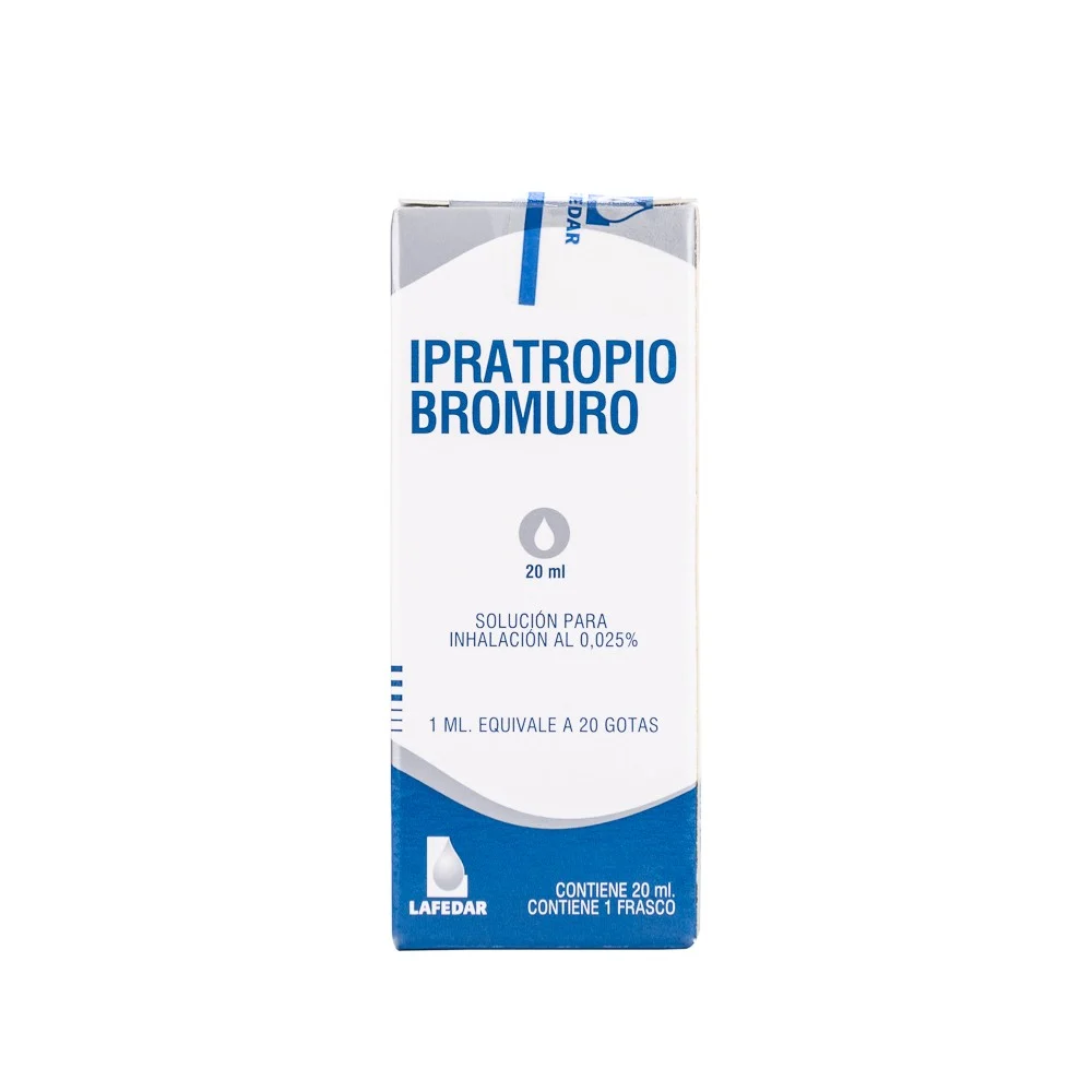 Bromuro Ipratropio Solucion 0.025Ml Lafedar Bromuro Ipratropio Solucion 0.025%20Ml Lafedar - Imagen 1
