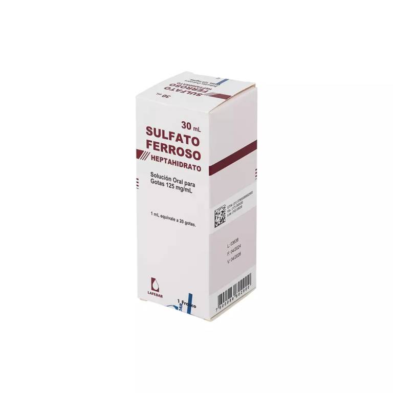 Sulfato Ferroso Gts 125MgMl Lafedar