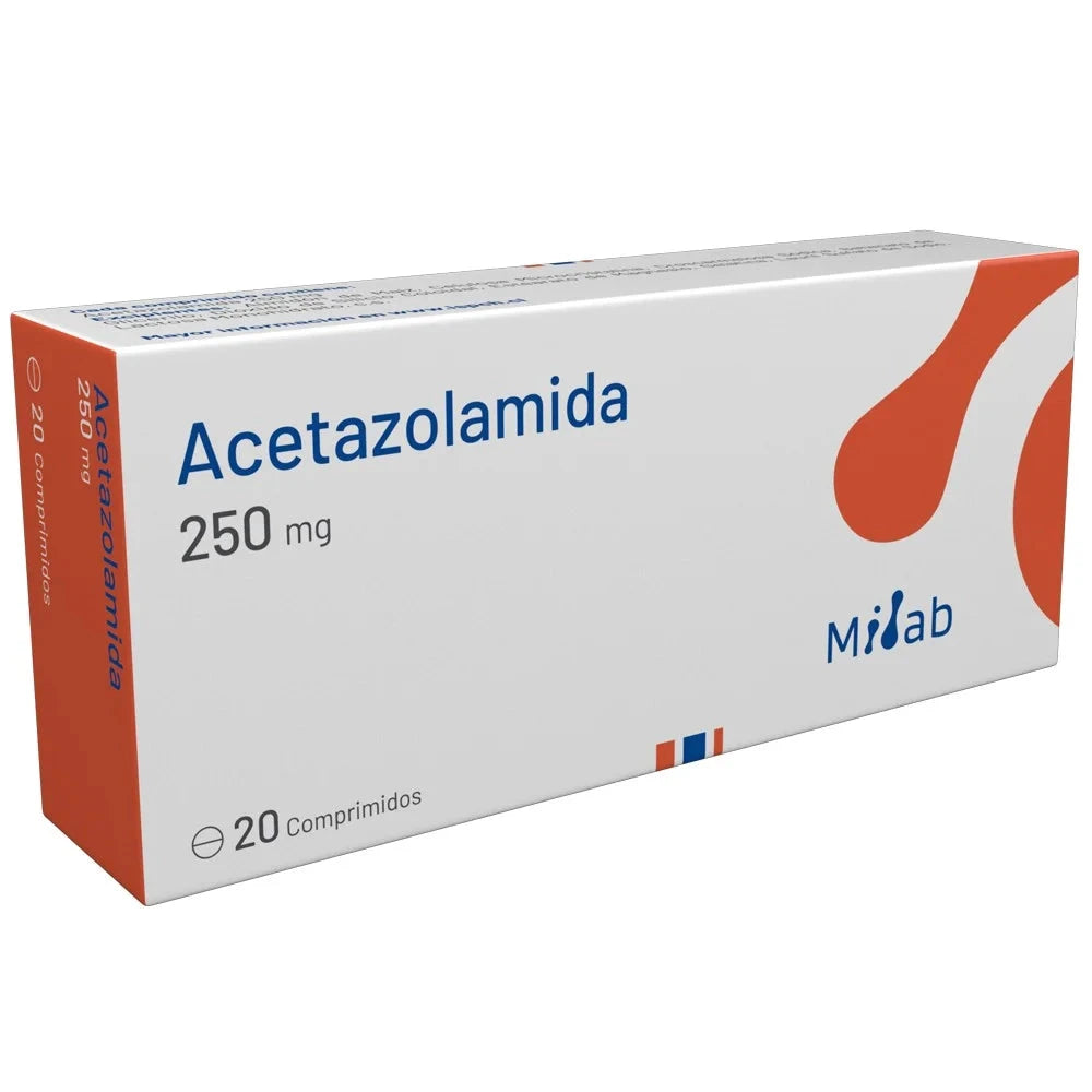 Acetazolamida Com 250Mg Milab Acetazolamida Com 250Mg Milab