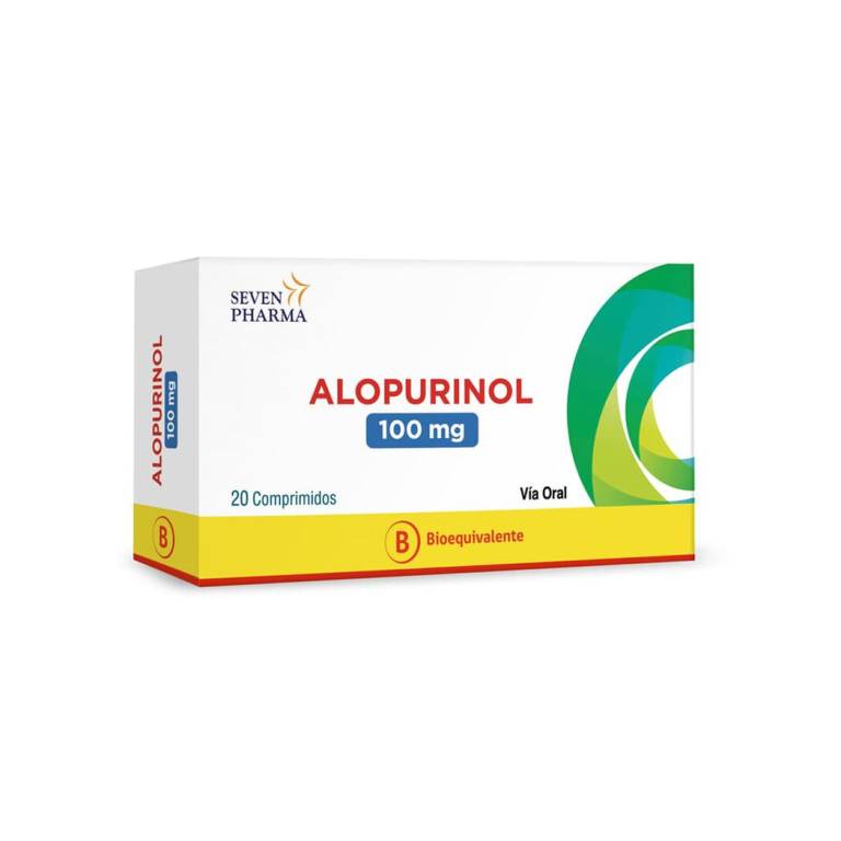Alopurinol Com 100Mg Seven Pharma