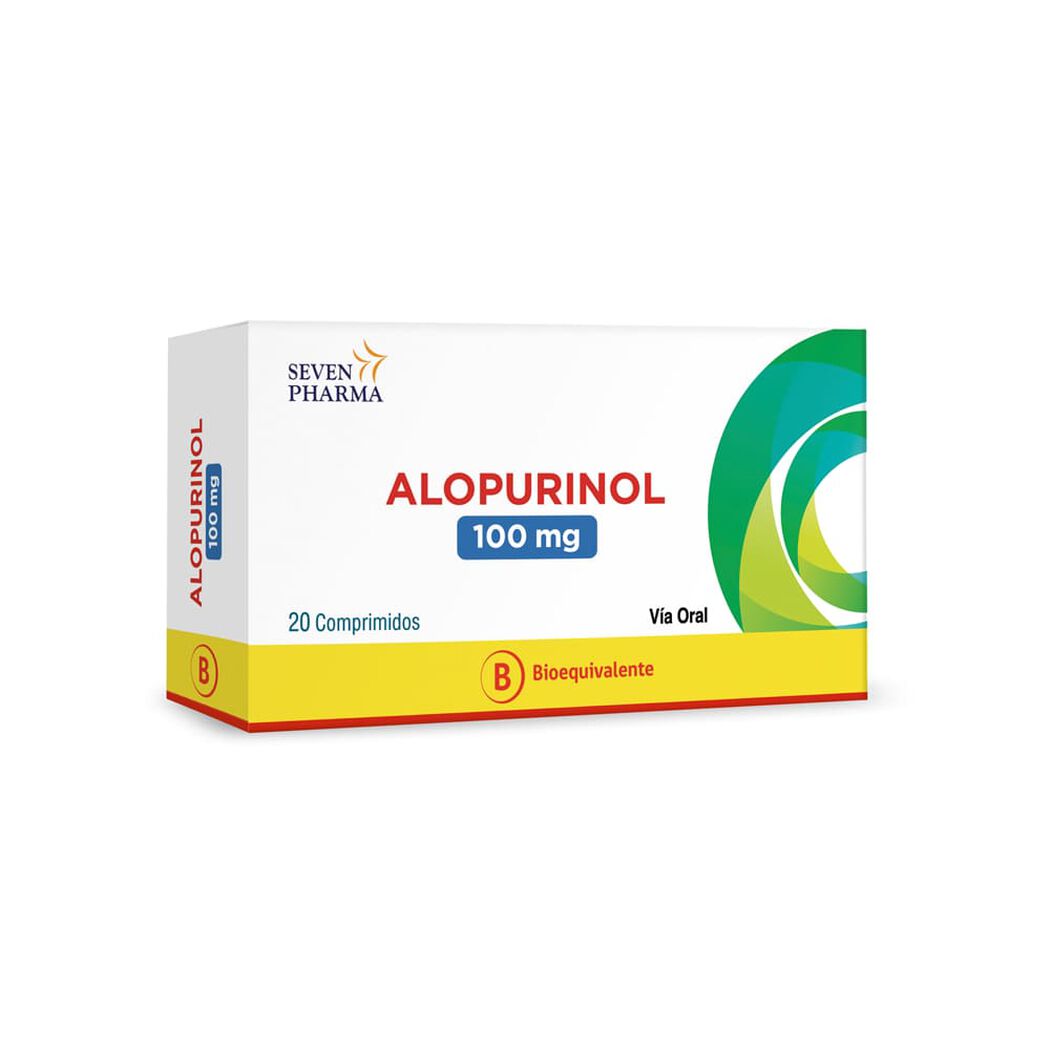 Alopurinol Com 100Mg Seven Pharma Alopurinol Com 100Mg Seven Pharma