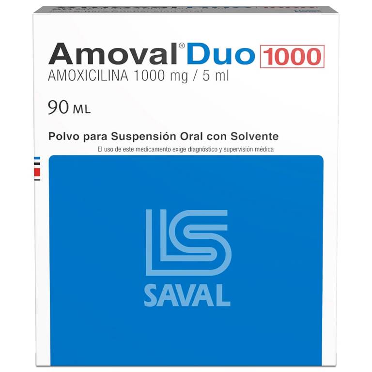 Amoval Duo Susp 1000Mg/5Ml Saval