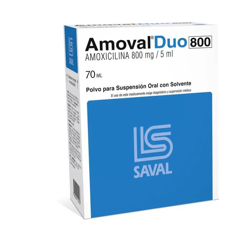 Amoval Duo Susp 800Mg Saval