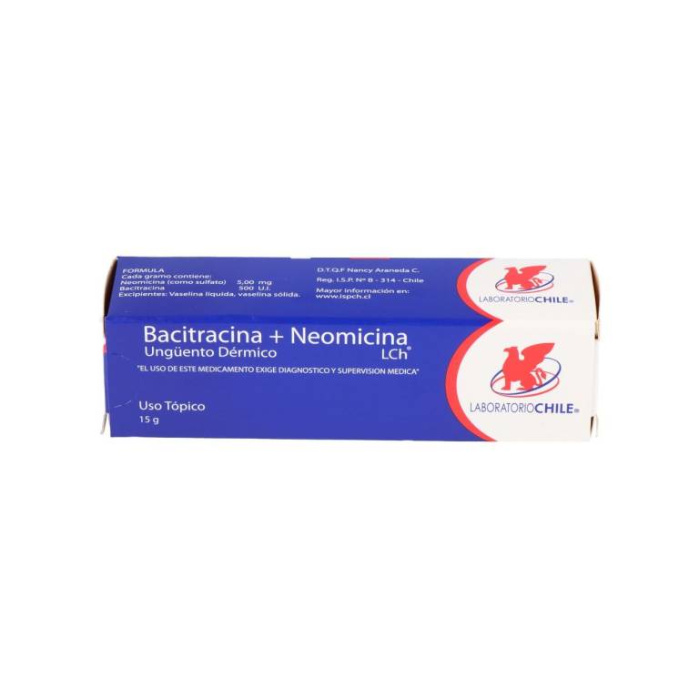 Bacitracina / Neomicina Unguento 500 Ui Chile