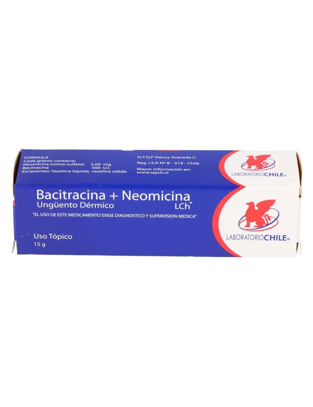Bacitracina / Neomicina Unguento 500 Ui Chile Bacitracina / Neomicina Unguento 500 Ui Chile