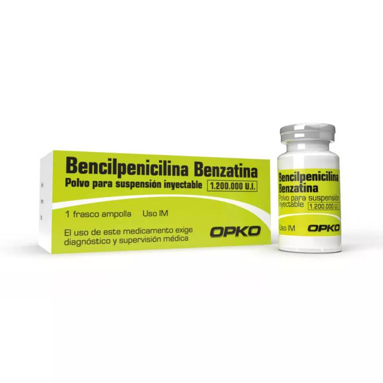 Bencilpenicilina Benzatina Polvo Susp Iny 1.2 U.I Opko