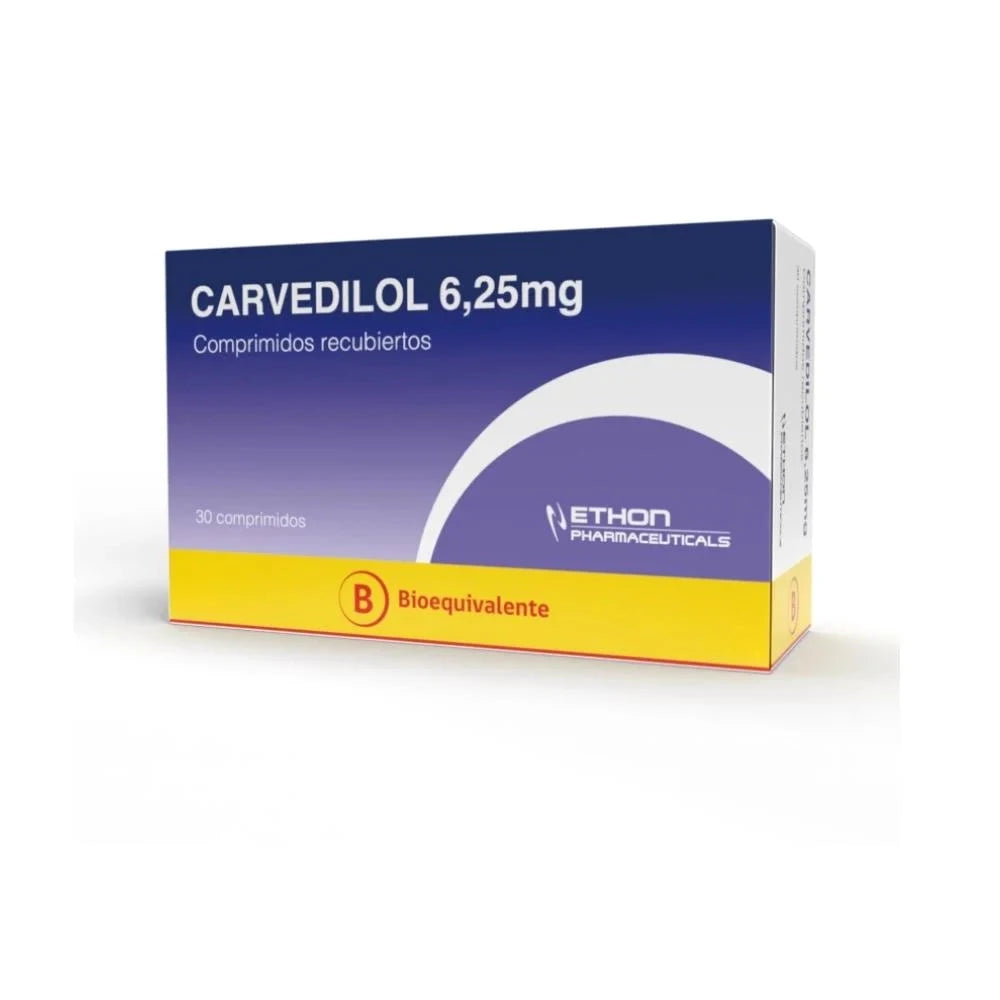 Carvedilol Com 6.25Mg Ethon Carvedilol Com 6.25Mg Ethon