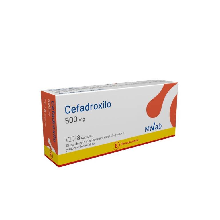 Cefadroxilo Cap 500 Mg Milab