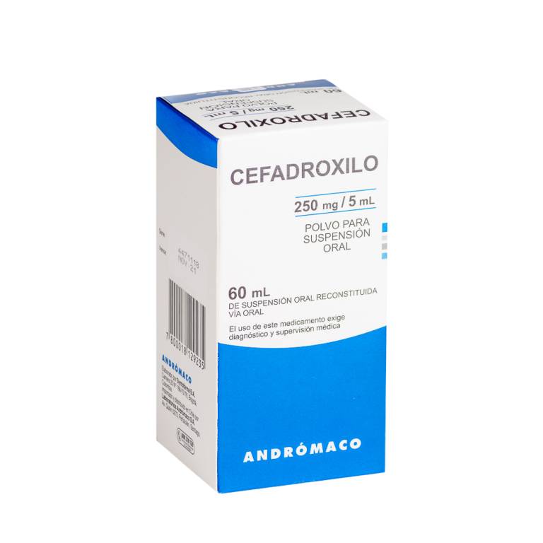 Cefadroxilo Polvo Susp 250Mg/5Ml Andromaco