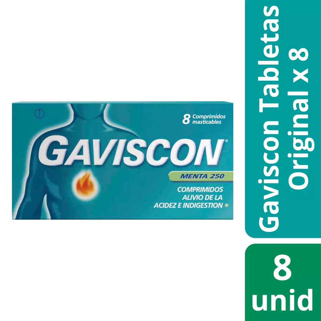 Gaviscon X 8 Comp Masticables Novofarma Gaviscon X 8 Comp Masticables Novofarma