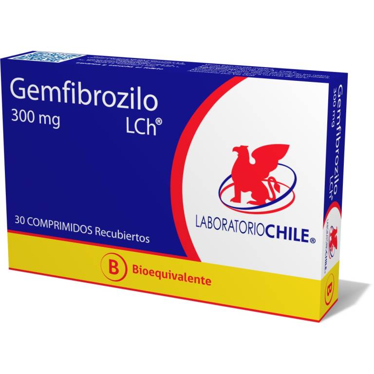 Gemfibrozilo 300 Mg 30 Comp Chile