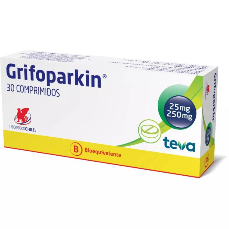 Grifoparkin Com 250Mg/25Mg Teva