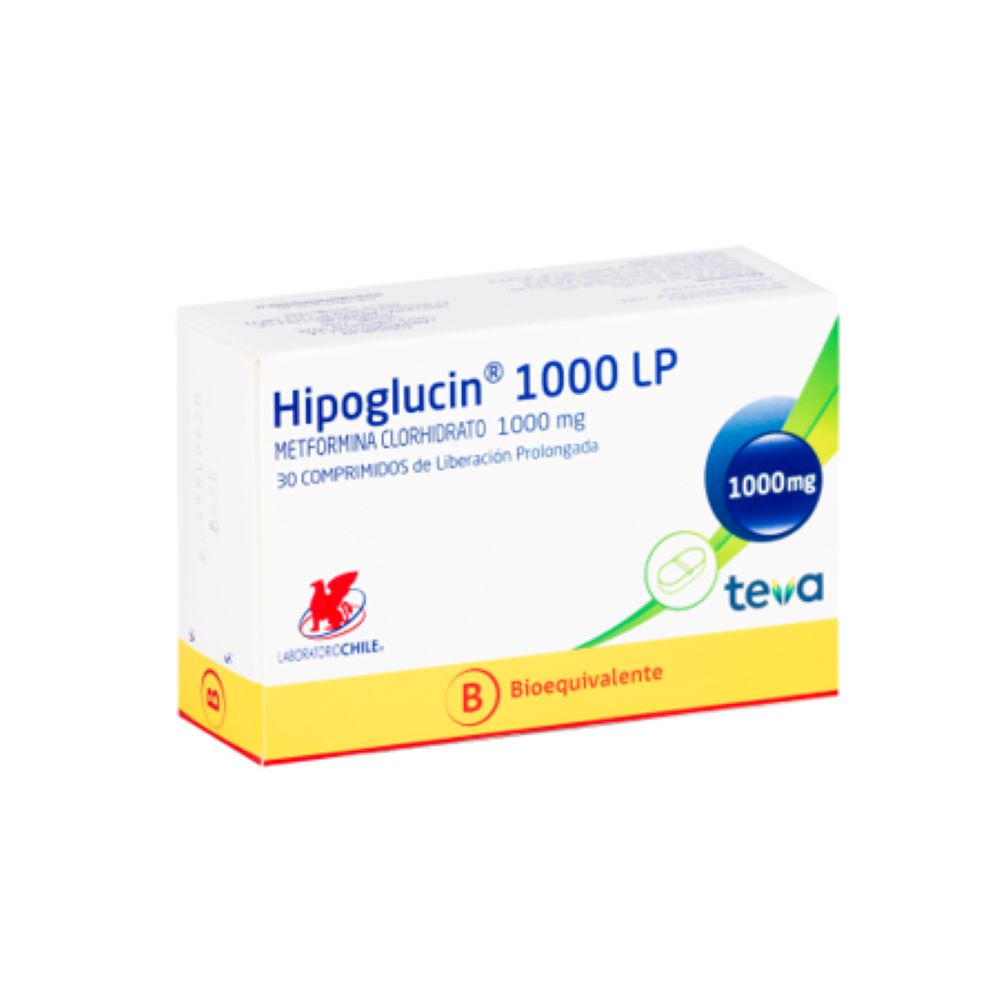 Hipoglucin Lp Compr 1000Mg Teva Hipoglucin Lp Compr 1000Mg Teva