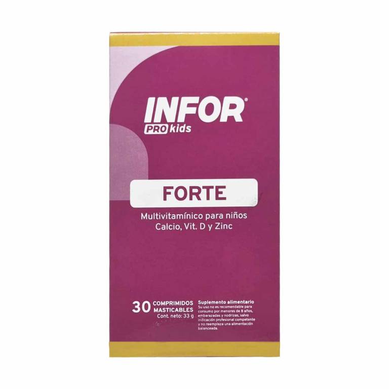 Infor Forte Multivit P/Niños 30 Compr Masticables Prater