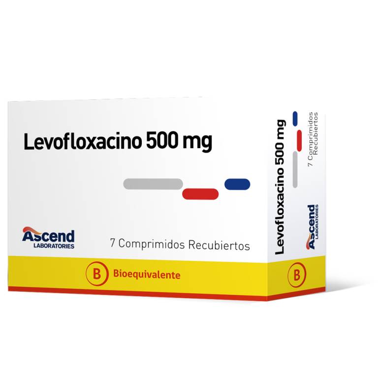 Levofloxacino Com 500Mg 7 Comprimidos Ascend