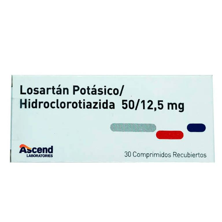 Losartan Hidroclorotiazida 50 / 12.5 Ascend