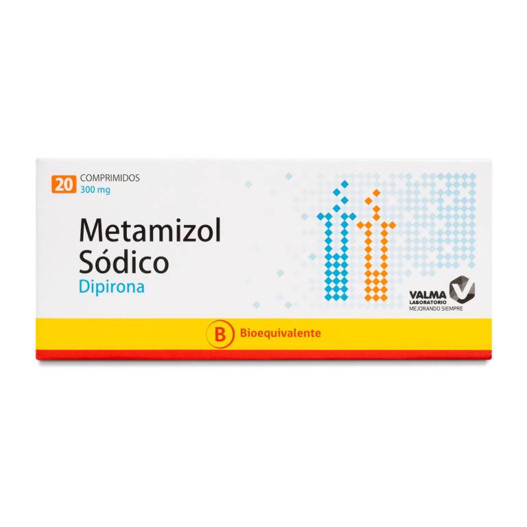 Metamizol Sodico Com 300Mg Valma
