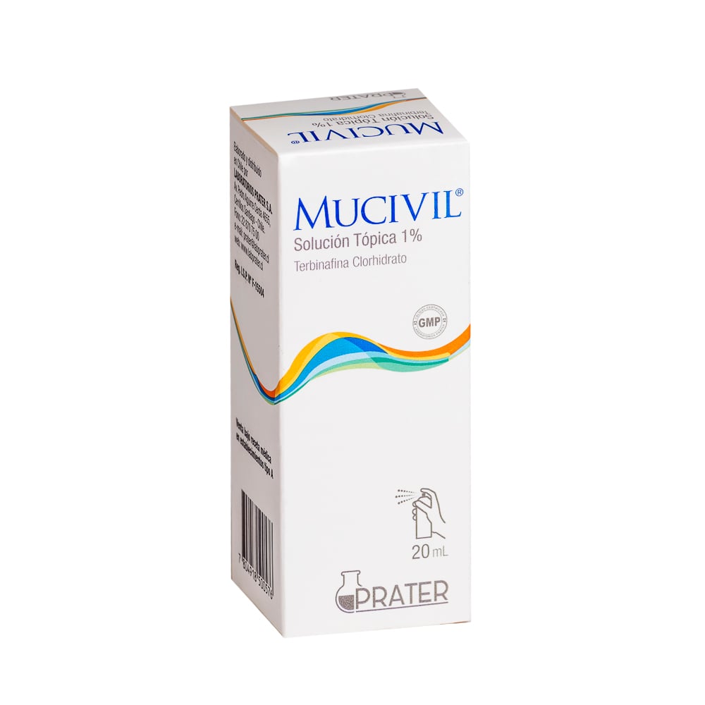 Mucivil Spray Sol Top 1% 20 Ml Prater Mucivil Spray Sol Top 1% 20 Ml Prater