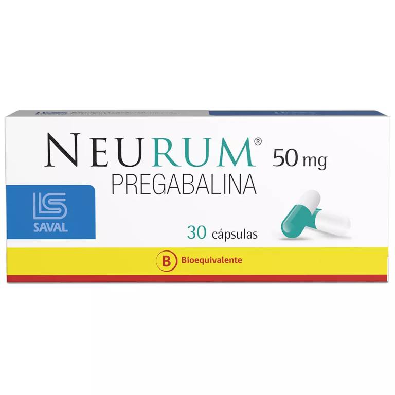 Neurum Cap. 50Mg.30 (Pregabalina) Saval