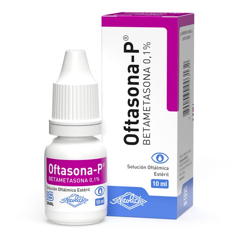 Oftasona-P Sol Oft 0.1% 10 Ml (Betametasona) Saval