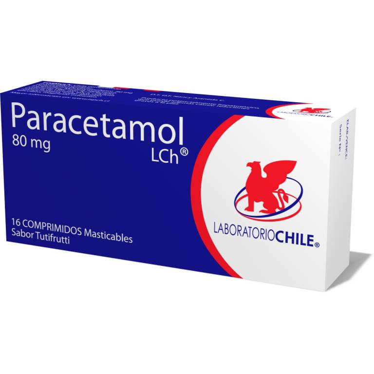 Paracetamol Inf Com Mas 80Mg Chile