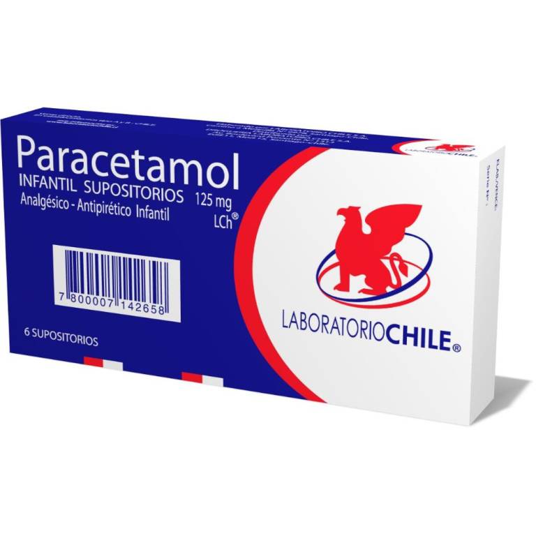 Paracetamol Inf Sup 125Mg Chile