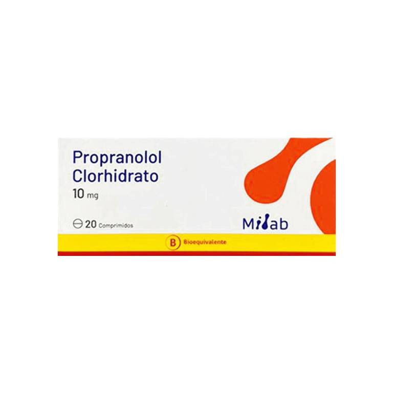 Propanolol Com 10Mg Milab