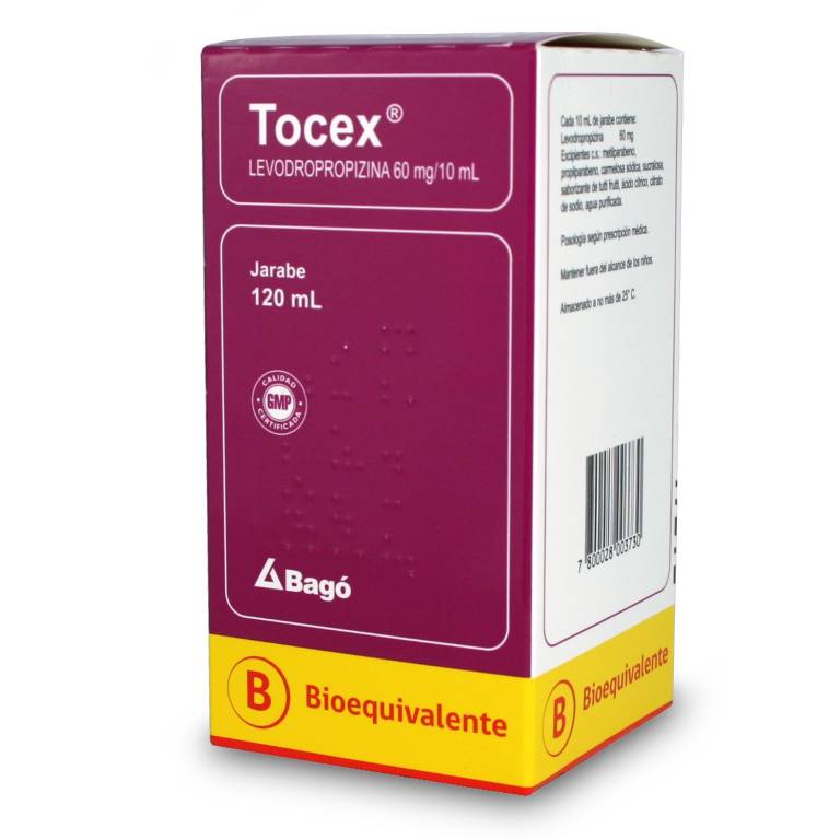 Tocex Jarabe 60 Mg / 10 Ml Bagó